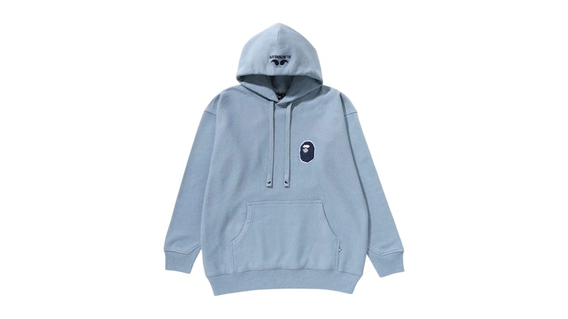 BAPE Pull Over Hoodie Sax