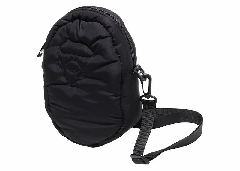 BAPE Quilting Ape Head Shoulder Bag Black