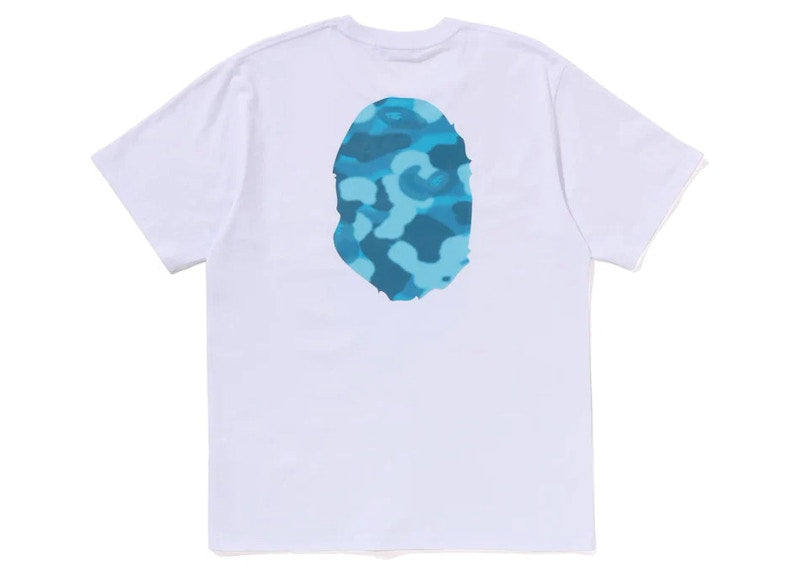 BAPE Radiation Camo Big Ape Head Tee White