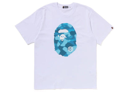 BAPE Radiation Camo Big Ape Head Tee White