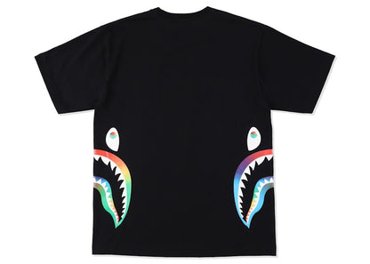 BAPE Rainbow Side Shark Tee (SS21) Black