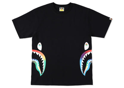 BAPE Rainbow Side Shark Tee (SS21) Black