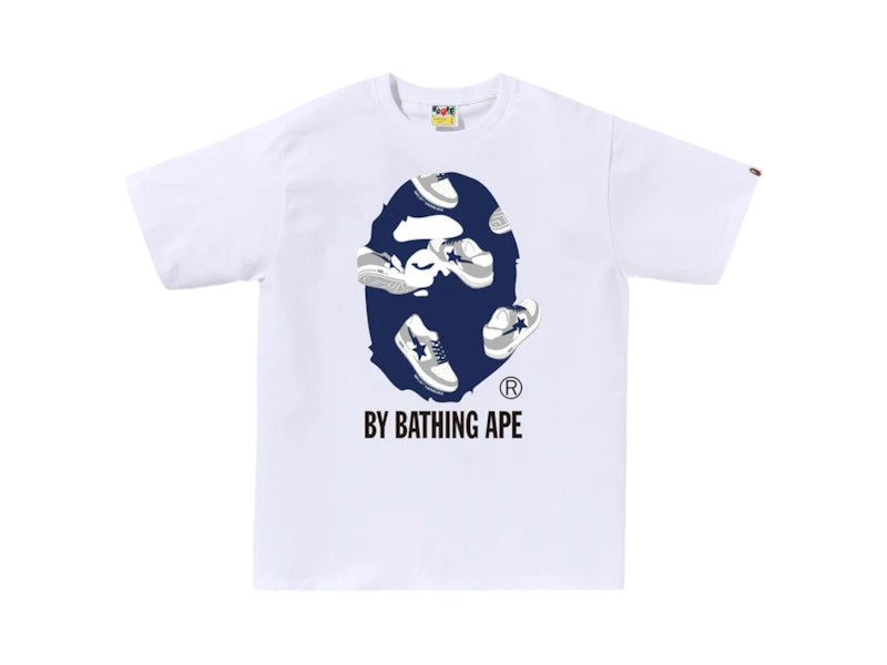 BAPE Random Sta By Bathing Ape Bapec Tee White