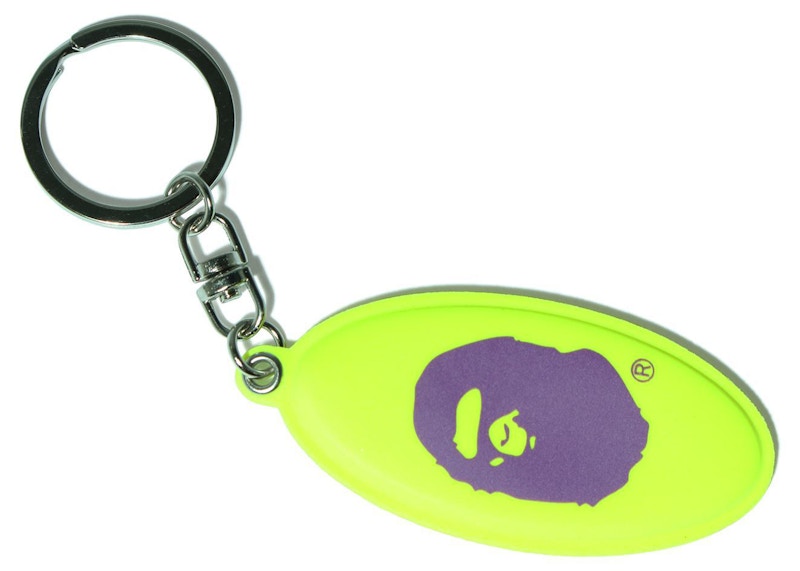 BAPE Reflective Keychain Yellow