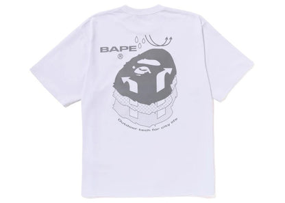 BAPE Reflective Print Tee White