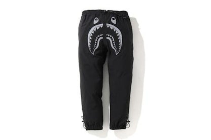 BAPE Reflective Shark 2Layer Pants Black