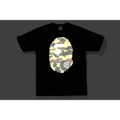 BAPE Reflector 1st Camo Big Ape Head Tee Black/Yellow