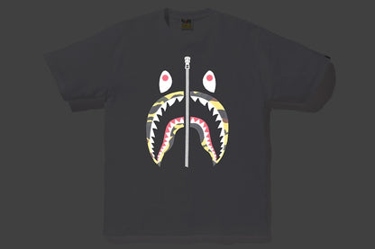 BAPE Reflector 1st Camo Shark Tee White/Yellow