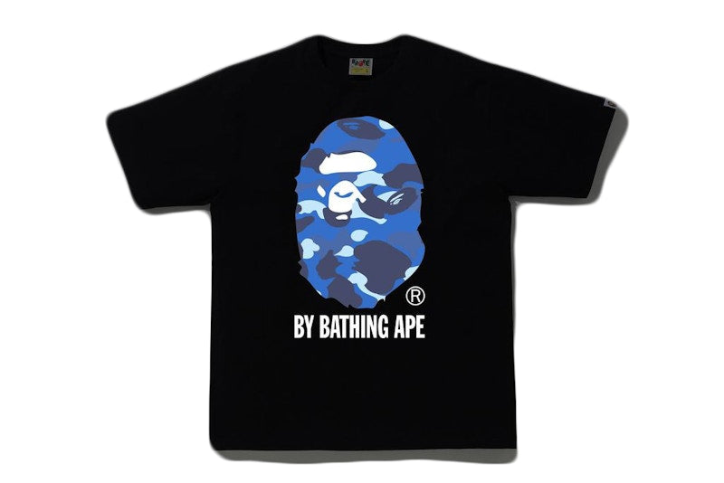 BAPE Reflector Color Camo By Bathing Tee Black/Blue