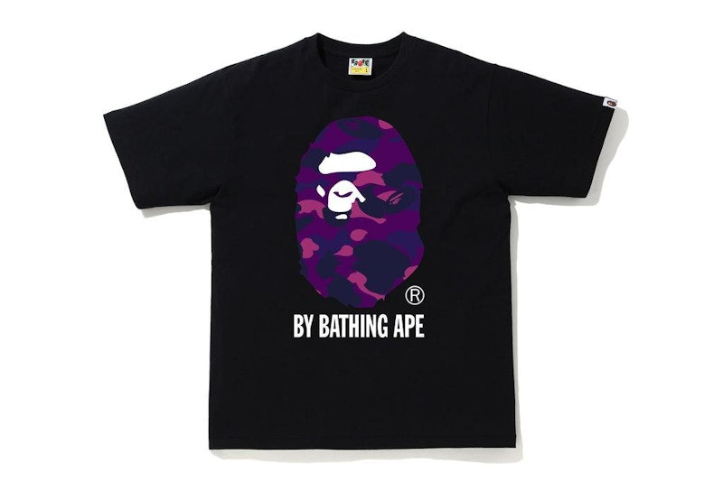BAPE Reflector Color Camo By Bathing Tee Black/Purple