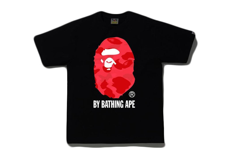 BAPE Reflector Color Camo By Bathing Tee Black/Red