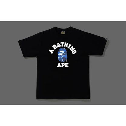 BAPE Reflector Color Camo College T-shirt Black/Navy