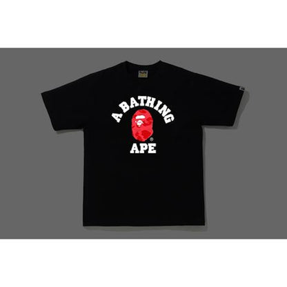 BAPE Reflector Color Camo College T-shirt Black/Red