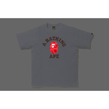 BAPE Reflector Color Camo College T-shirt White/Red