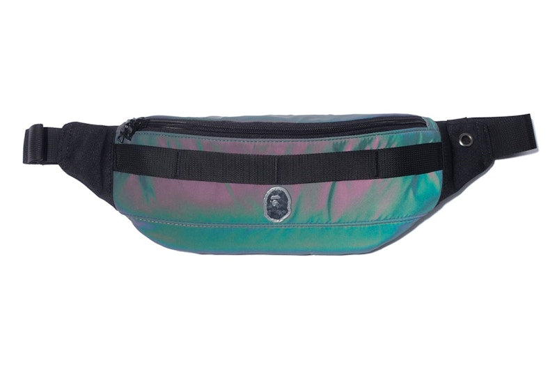 BAPE Reflector Waist Bag Green