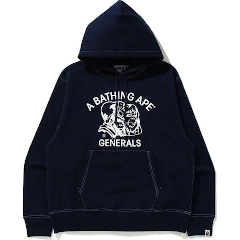 BAPE Relaxed Classic General Pullover Hoodie Navy
