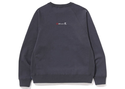 BAPE Relaxed Fit Space System Crewneck Charcoal