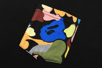 BAPE Relaxed Multi Camo Pocket Tee Black