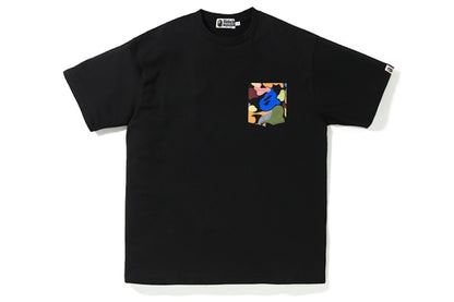 BAPE Relaxed Multi Camo Pocket Tee Black