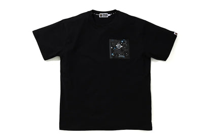 BAPE Relaxed Space Camo Pocket Tee Black