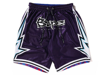 BAPE Reversible Basketball Shorts Purple