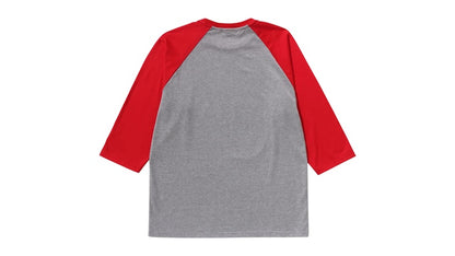 BAPE Rolling Stones 3/4 Sleeve Tee Red