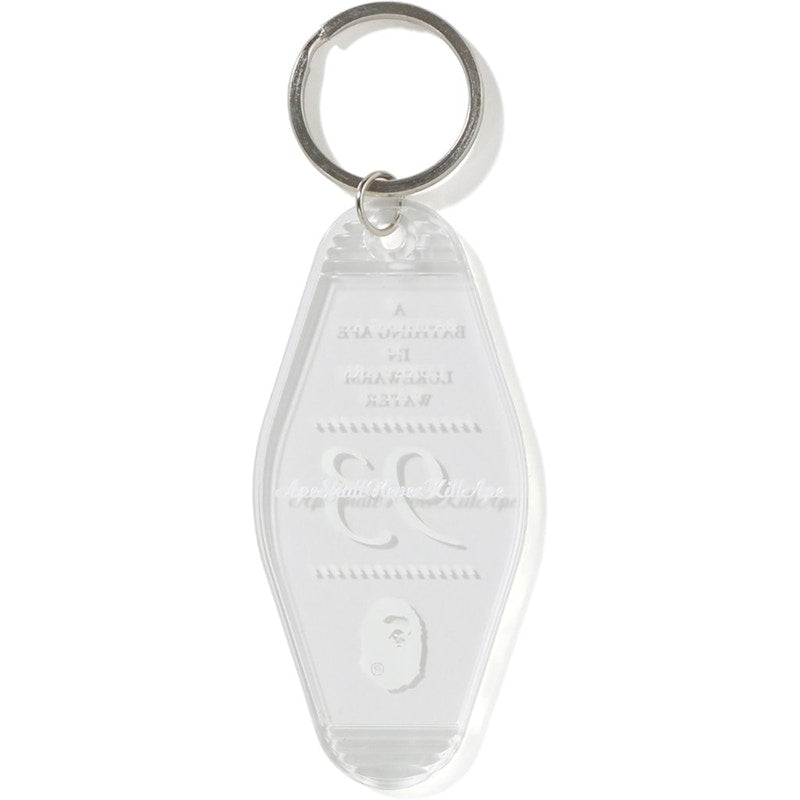 BAPE Room Keychain (SS19) Clear