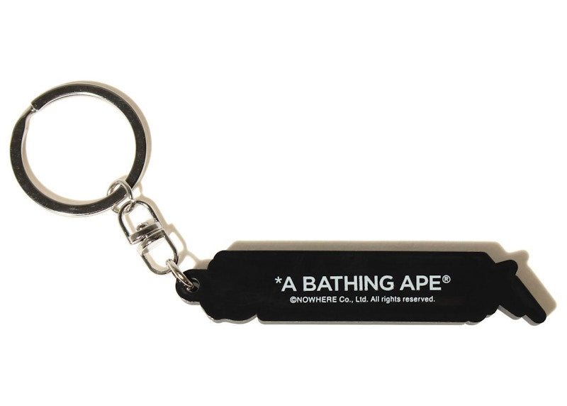 BAPE Rubber Keychain Black