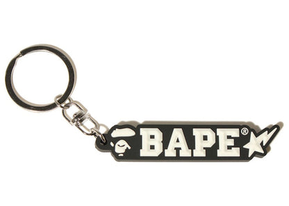 BAPE Rubber Keychain Black