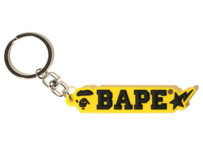 BAPE Rubber Keychain Yellow