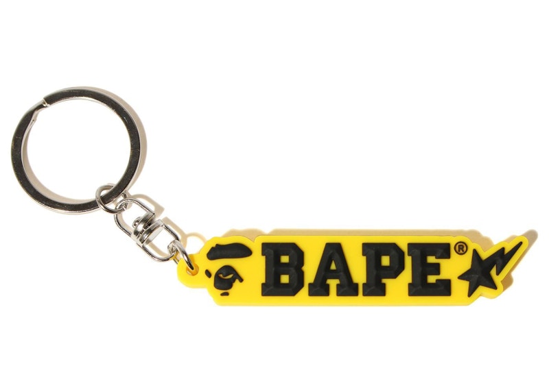 BAPE Rubber Keychain Yellow