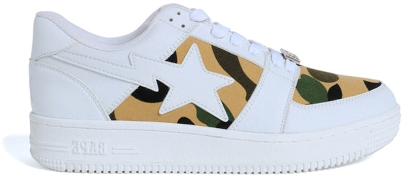 BAPE STA Low M1 White