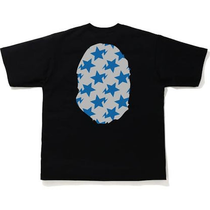 BAPE STA Pattern Big Ape Head Relaxed Tee Black/Gray