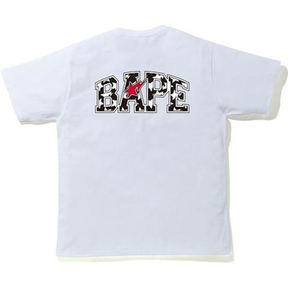BAPE STA Pattern Tee (FW20) White/Black