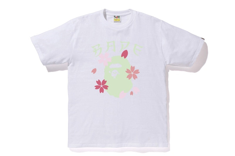 BAPE Sakura Ape Head Tee (FW19) White