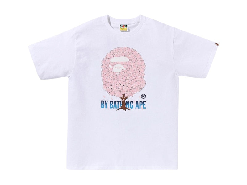 BAPE Sakura By Bathing Ape I Tee White