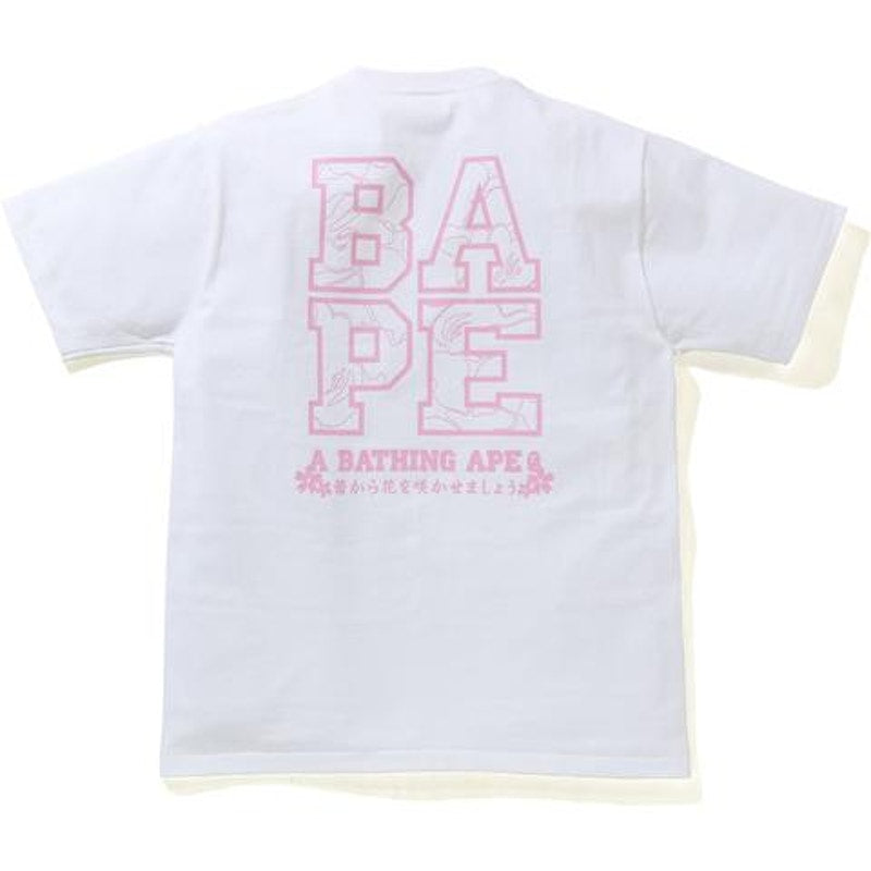 BAPE Sakura Photo Ape Head Tee (SS21) White
