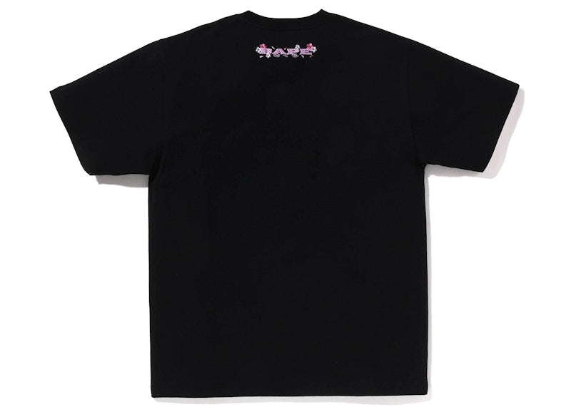 BAPE Sakura Photo Ape Head Tee (SS23) Black