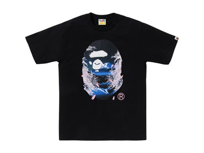 BAPE Sakura Photo Ape Head Tee (SS25) Black