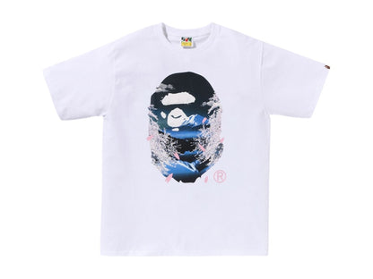 BAPE Sakura Photo Ape Head Tee (SS25) White