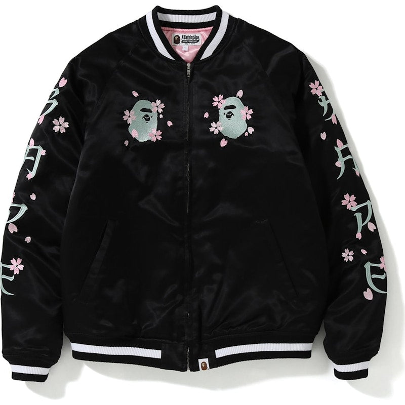 BAPE Sakura Souvenir Jacket Black