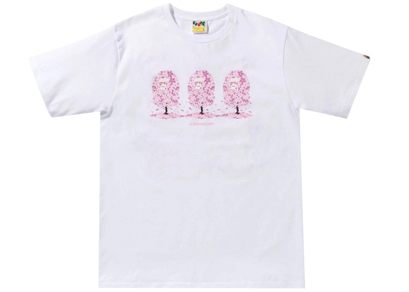 BAPE Sakura Tee White