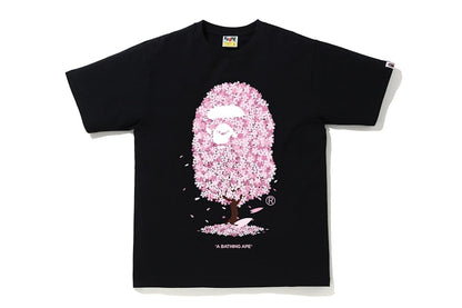 BAPE Sakura Tree Tee Black