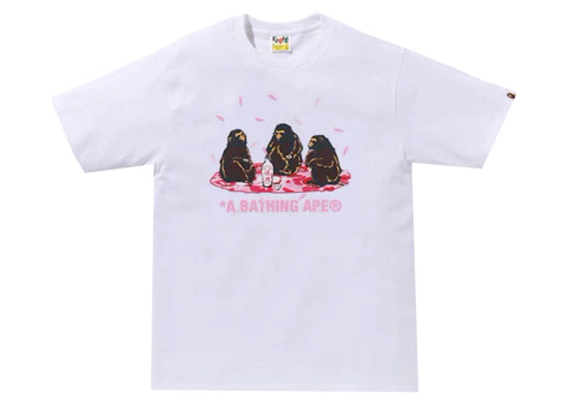 BAPE Sakura Viewing Tee White