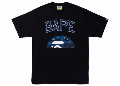 BAPE Sand Camo Half Ape Head Tee Black/Navy