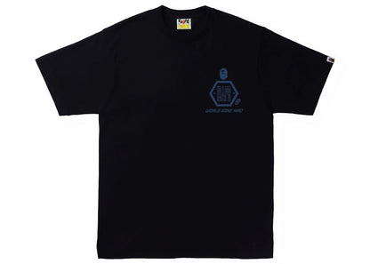 BAPE Sand Camo Mad Face Tee Black/Navy
