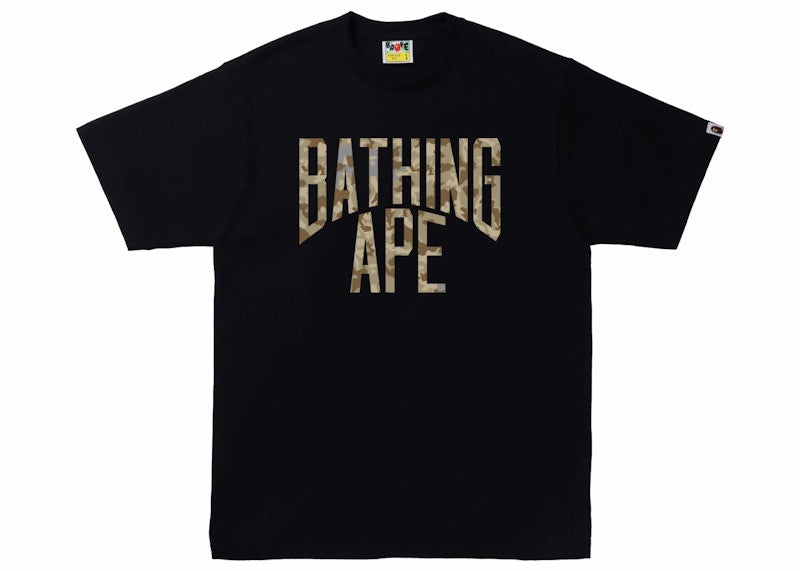 BAPE Sand Camo NYC Logo Tee Black/Beige