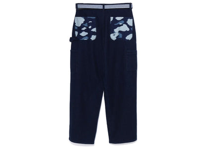 BAPE Sashiko Painter Apron Pants Indigo