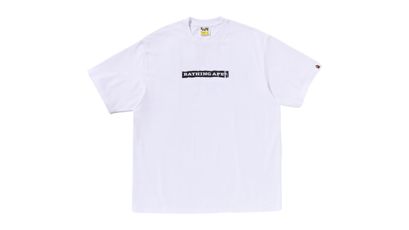 BAPE Screen Print Stencil Logo Relaxed Fit Tee (SS25) White