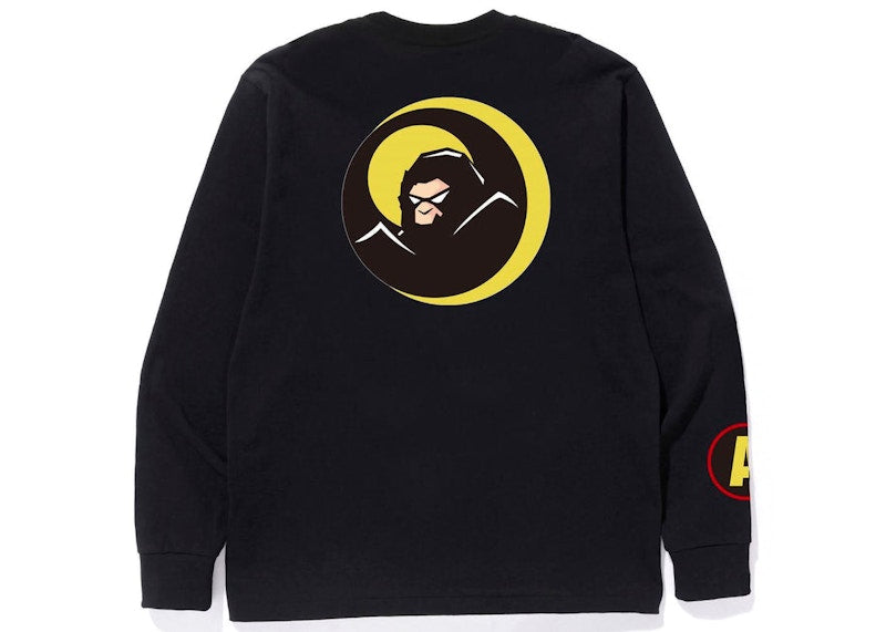 BAPE Shadow L/S Tee Black